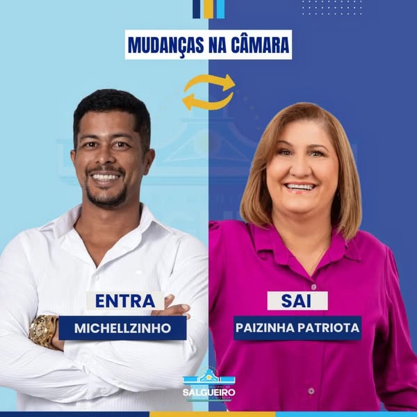 Mudanças na composição da Câmara de Vereadores de Salgueiro