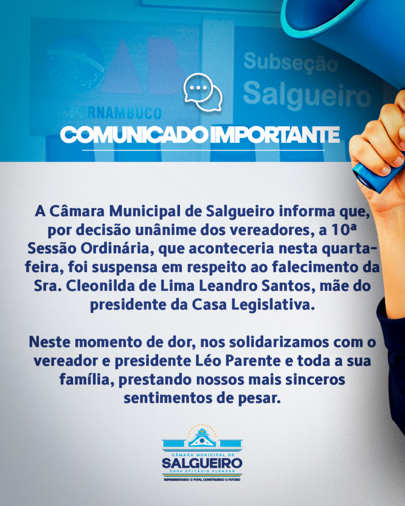 COMUNICADO IMPORTANTE