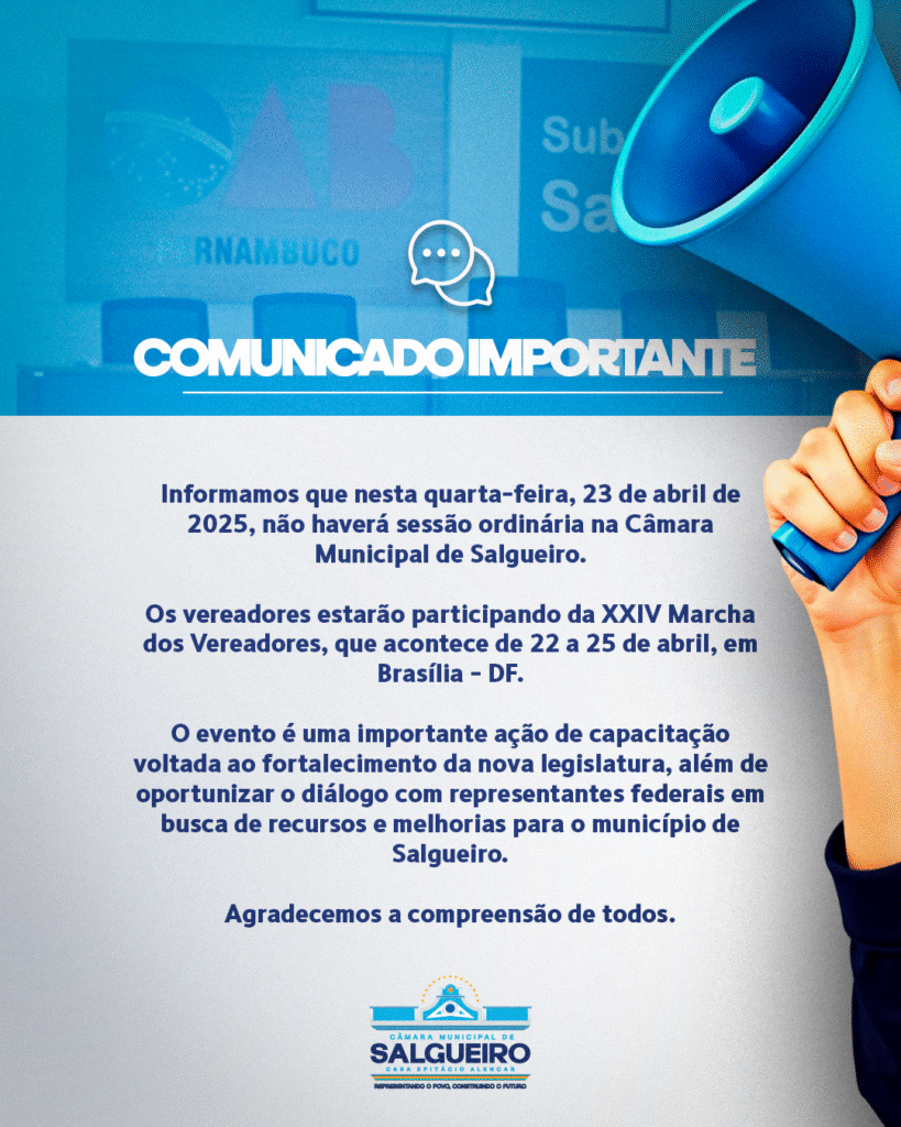 COMUNICADO IMPORTANTE