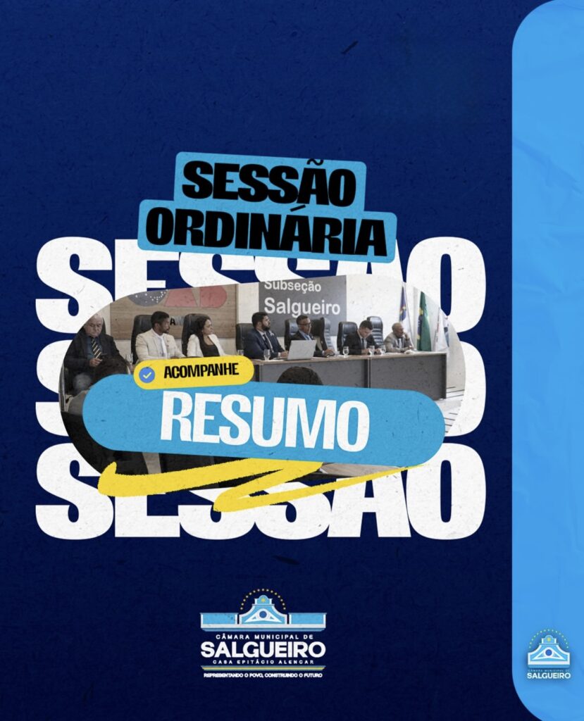 RESUMO DA 9ª SESSÃO ORDINÁRIA