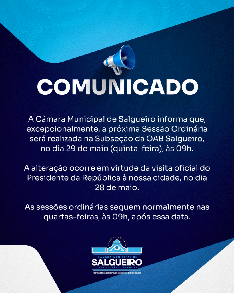 COMUNICADO IMPORTANTE