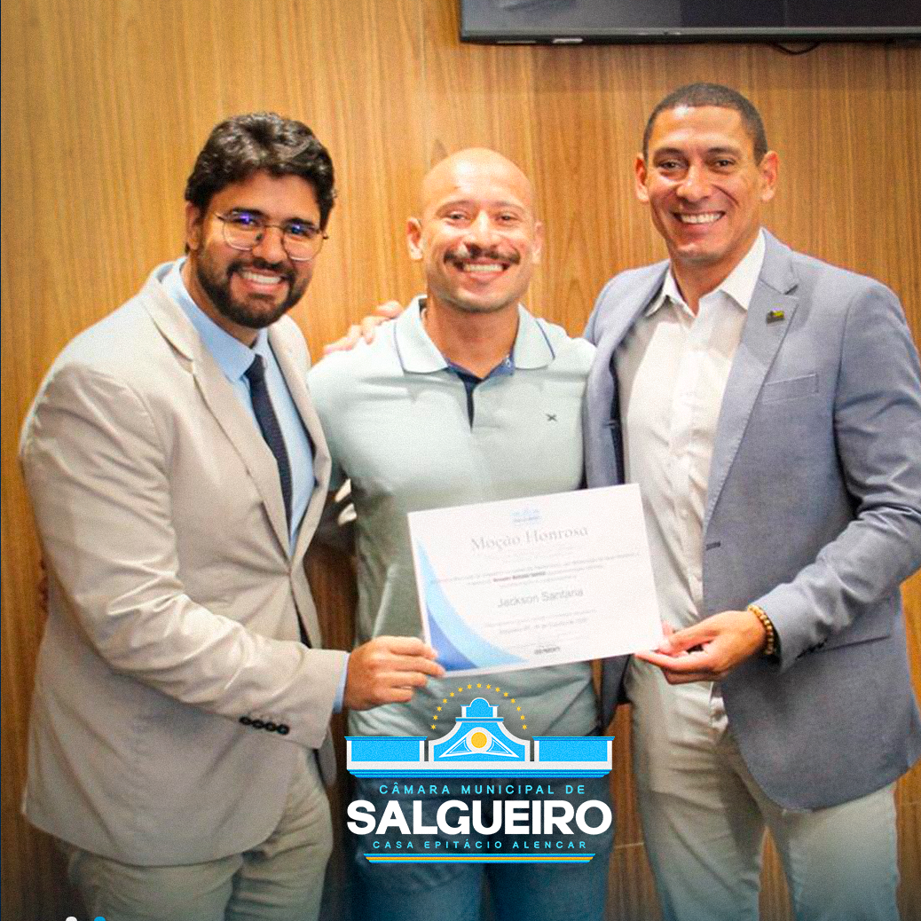 Câmara de Salgueiro homenageia o atleta Jackson Santana com Moção Honrosa