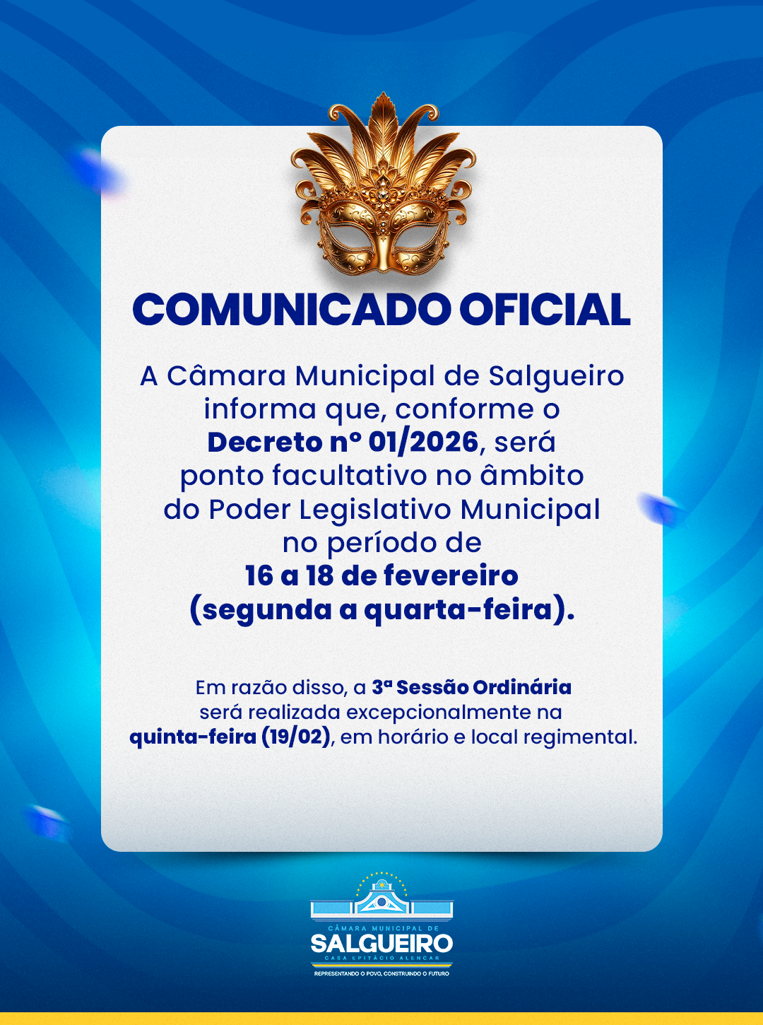 COMUNICADO OFICIAL