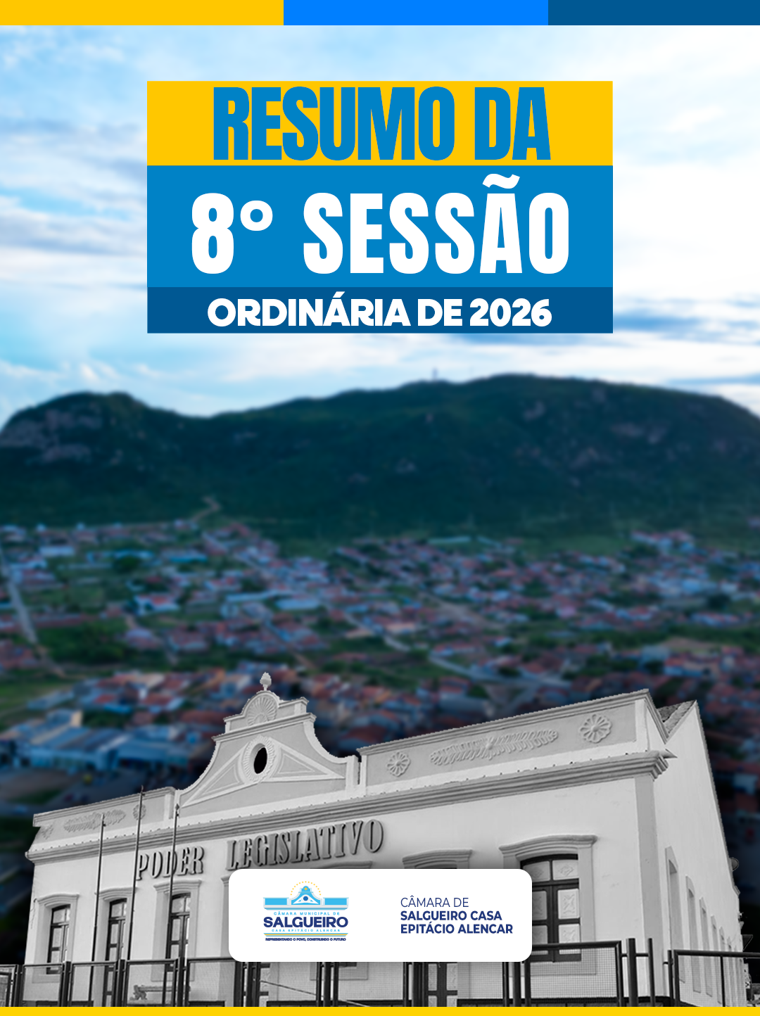 RESUMO DA 8ª SESSÃO ORDINÁRIA