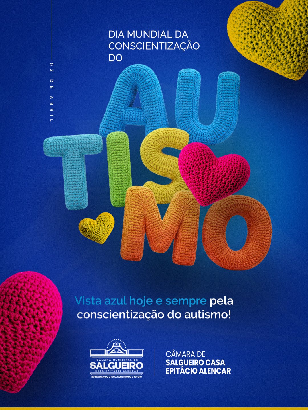 02 de Abril - Dia Mundial da Conscientização do Autismo